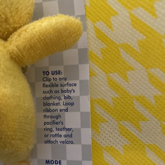 Pacifier holders set of 3. - Picture 2 of 3